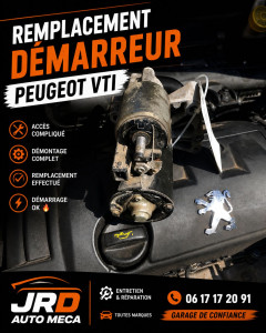 Photo de galerie - Changement démarreur 207 cc 1l6 vti