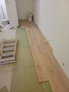 Photo de galerie - Pose de parquet 
