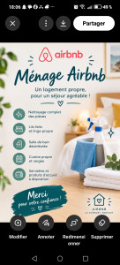 Photo de galerie - Ménage spécialisé dans les air bnb 