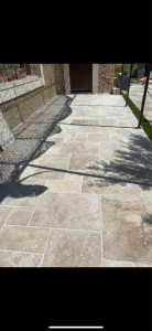 Photo de galerie - Pose travertin 