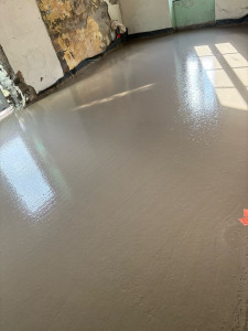 Photo de galerie - Coulage chape  béton 135 m²