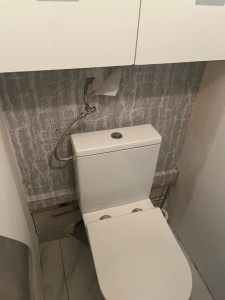 Photo de galerie - Changement WC et carrelage complet