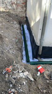 Photo de galerie - Isolation, tuyau de drainage