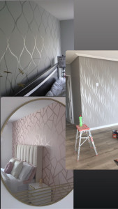 Photo de galerie - Pose de papier peint