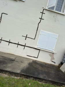 Photo de galerie - Traitement des fissures 