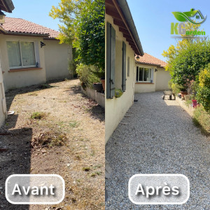 Photo de galerie - Terrassement + gravier 