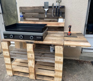 Photo de galerie - Demande de création support pour plancha