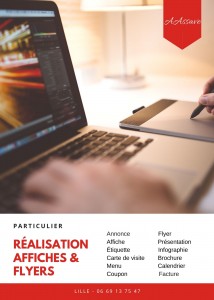 Photo de galerie - Graphisme - Création flyer - plaquette 