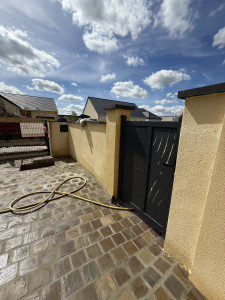 Photo de galerie - Création mur plus pose de pavé 