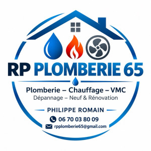 Photo de galerie - Logo RP PLOMBERIE 65