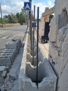 Photo de galerie - Mur de setiennement a Grasse

