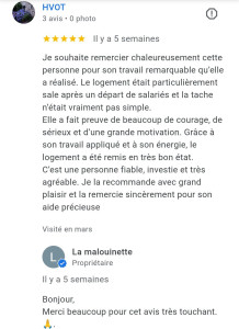 Photo de galerie - Avis client 