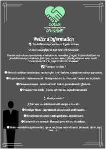 Photo de galerie - Notice d'information concernant les produits d’entretiens 