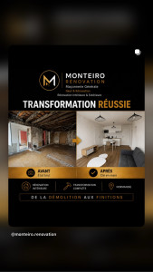 Photo de galerie - Rénovation complète d’un appartement pour de la location 
