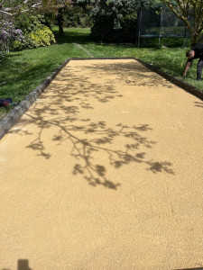 Photo de galerie - Terrain de boules 13 /3 avec une finition 0/6( clapicette)