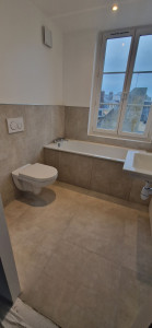 Photo de galerie - Salle de bain complète 
Sanitaire-Faïence-Sol 