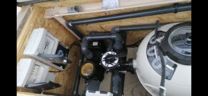 Photo de galerie - Création local technique piscine