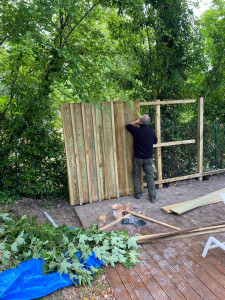 Photo de galerie - Création de mur Bois