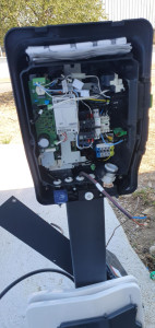 Photo de galerie - Branchement borne de rechargement véhicules (IRVE)