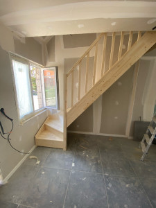 Photo de galerie - Pose d’escalier 