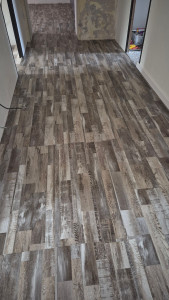 Photo de galerie - Pose de sol vinil