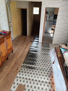 Photo de galerie - Pose de parquet - Revêtement de sol