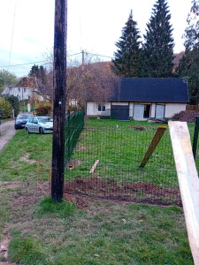 Photo de galerie - Pose de clôture rigides 