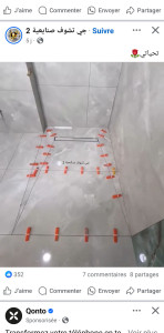 Photo de galerie - Posé carrelage Faïence 