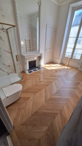 Photo de galerie - Pose parquet