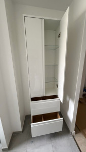 Photo de galerie - Montage d’une colonne sdb