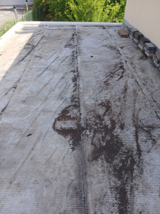 Photo de galerie - Renovation étanchéité de garage 
avant les travaux 