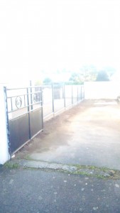 Photo de galerie - 20 mètre de clôture avec soubassement sur Vannes