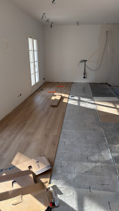 Photo de galerie - Poser parquet