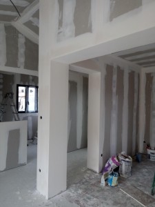 Photo de galerie - Pose placo, bandes
