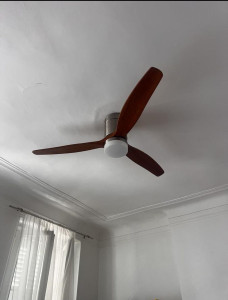 Photo de galerie - Pose ventilateur plafond 