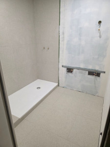 Photo de galerie - Carrelage au sol faïence murale