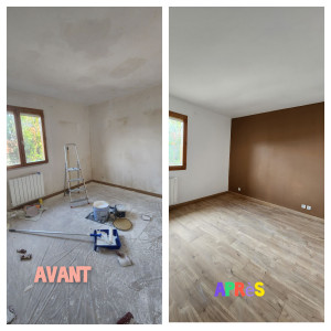 Photo de galerie - Enduit peinture finition 