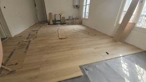 Photo de galerie - Pose de parquet - Revêtement de sol