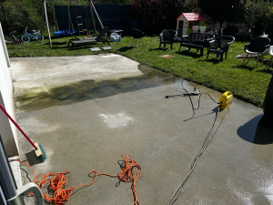 Photo de galerie - Nettoyage d’une terrasse 