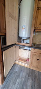 Photo de galerie - Remplacement chauffe-eau. Adaptation conduite brasure tendre étain-argent.