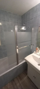 Photo de galerie - Pose d'un pare bain 