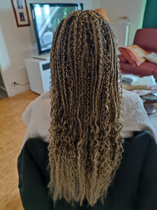 Photo de galerie -  box braid mi long 