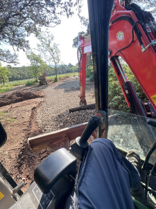 Photo de galerie - Faire une chemin avec la balastre et la terre c’est une chemin romain 