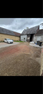 Photo de galerie - Mise en place du concassé avant compactage 