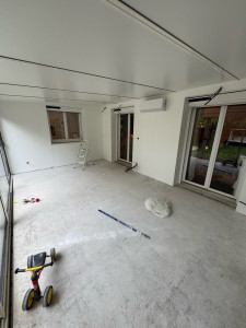 Photo de galerie - Montage Placo joint de peinture finition