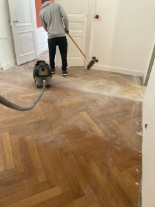 Photo de galerie - Pose de parquet - Revêtement de sol