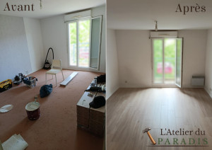 Photo de galerie - Pose de parquet - Revêtement de sol