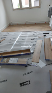 Photo de galerie - Pose de parquet - Revêtement de sol