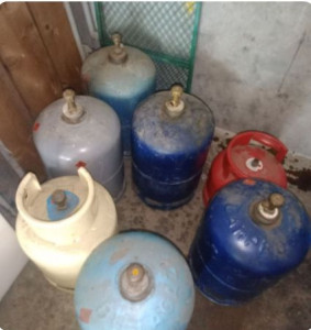 Photo de galerie - Débarras de bouteille de gaz