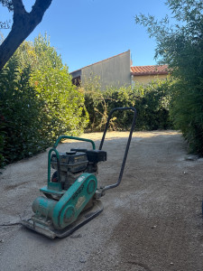 Photo de galerie - Damage d’un terrain de pétanque